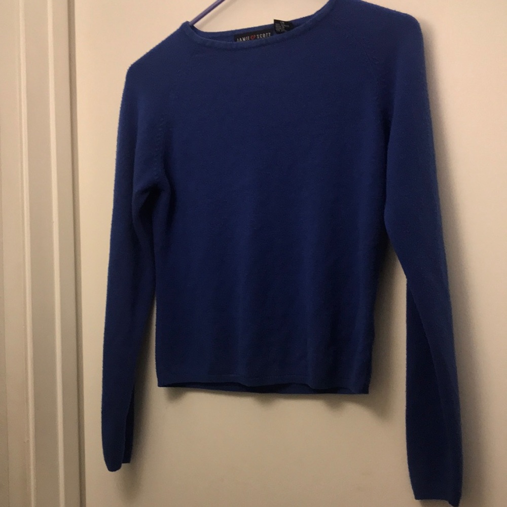 Blue acrylic sweater